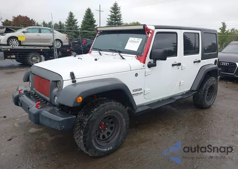 2016 Jeep Wrangler Unlimited Sport z USA, uszkodzony, nr VIN 1C4BJWDG8GL159227